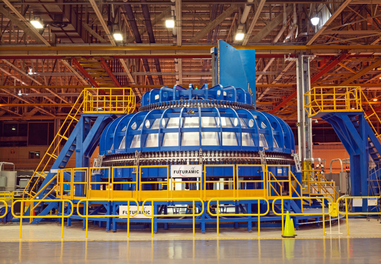 Aerospace Manufacturing -CIRCUMFERENTIAL DOME WELD TOOL, MICHOUD ASSEMBLY FACILITY Image