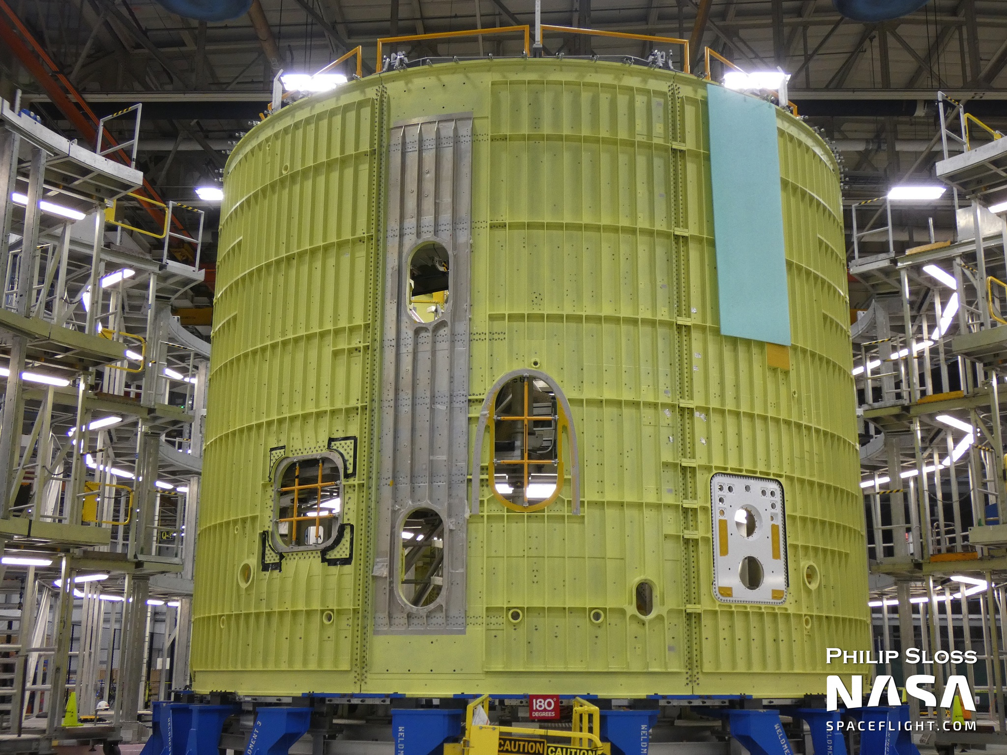 Featured image for “SLS rockets for Artemis 3 and 4 being assembled at the NASA’s Michoud Assembly Facility”