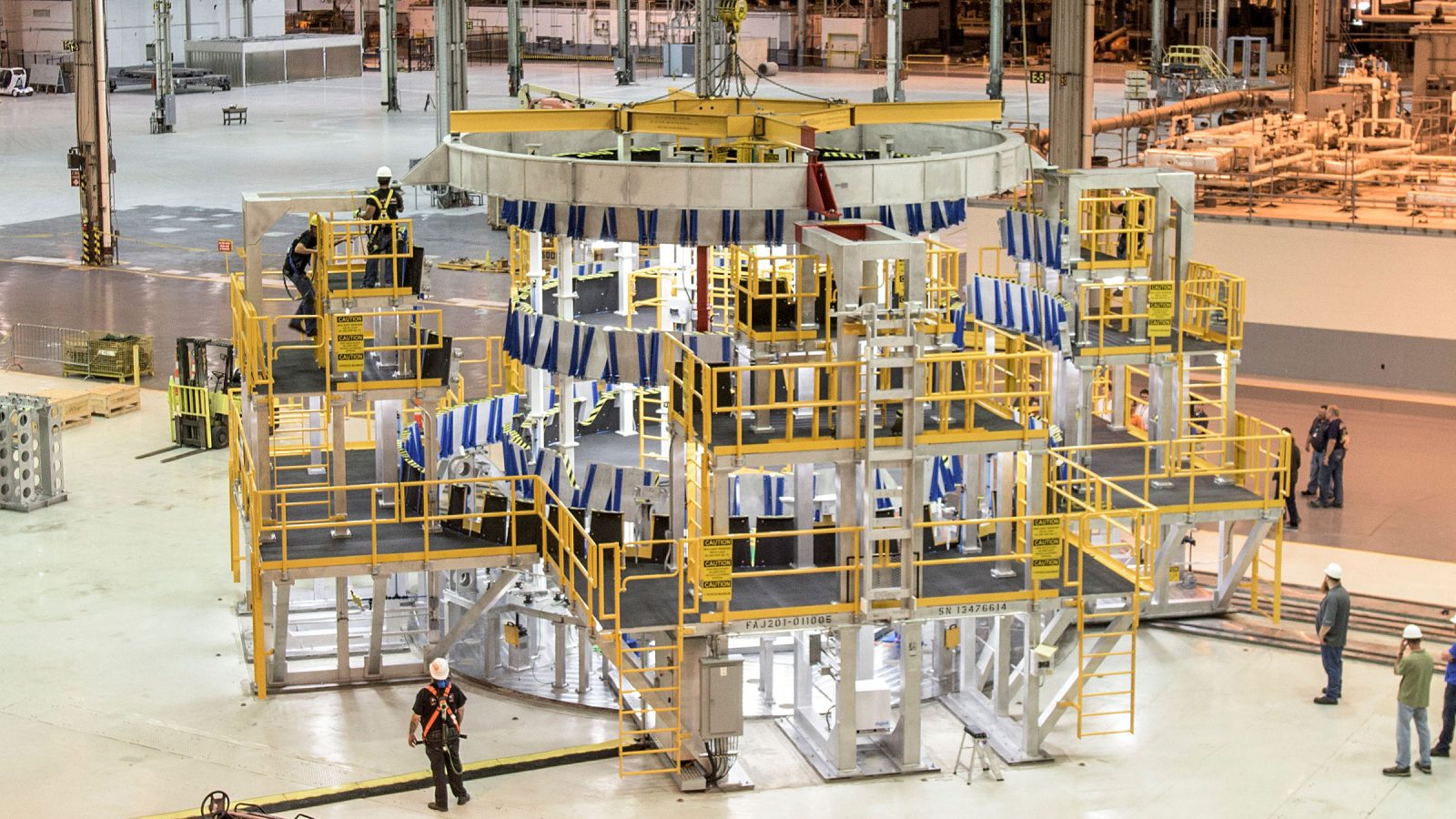 Futuramic’s Engine Section Final Assembly Jig at NASA’s Michoud Assembly Facility