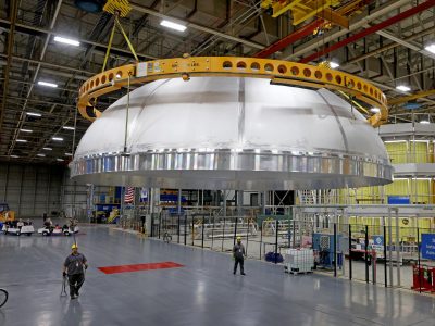 SLS Liquid Oxygen Tank Forward Dome for Artemis IV