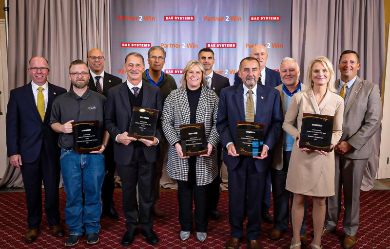 BAE Systems Partner2Win Bronze Medallion Award Group Photo