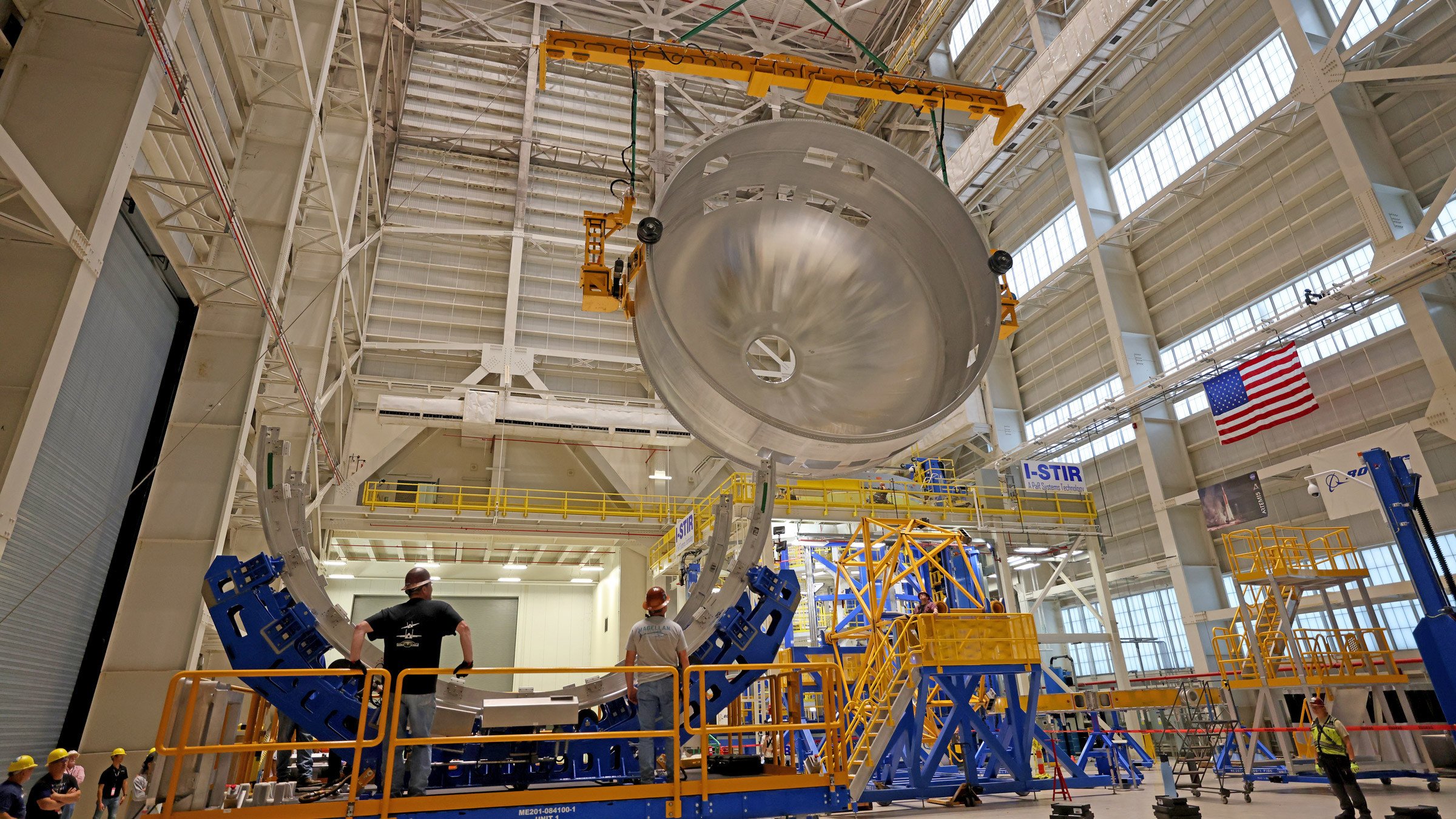 Featured image for “Early Production Continues on Advanced Upper Stage for NASA Moon Rocket”