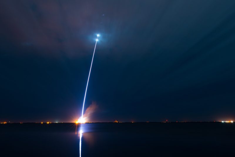 New Glenn at liftoff during the NG-1 mission.