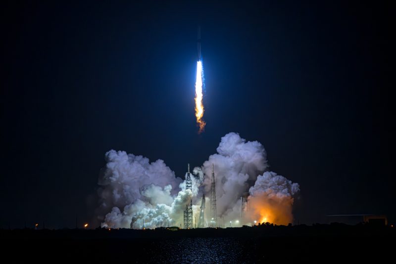 New Glenn at liftoff during the NG-1 mission.
